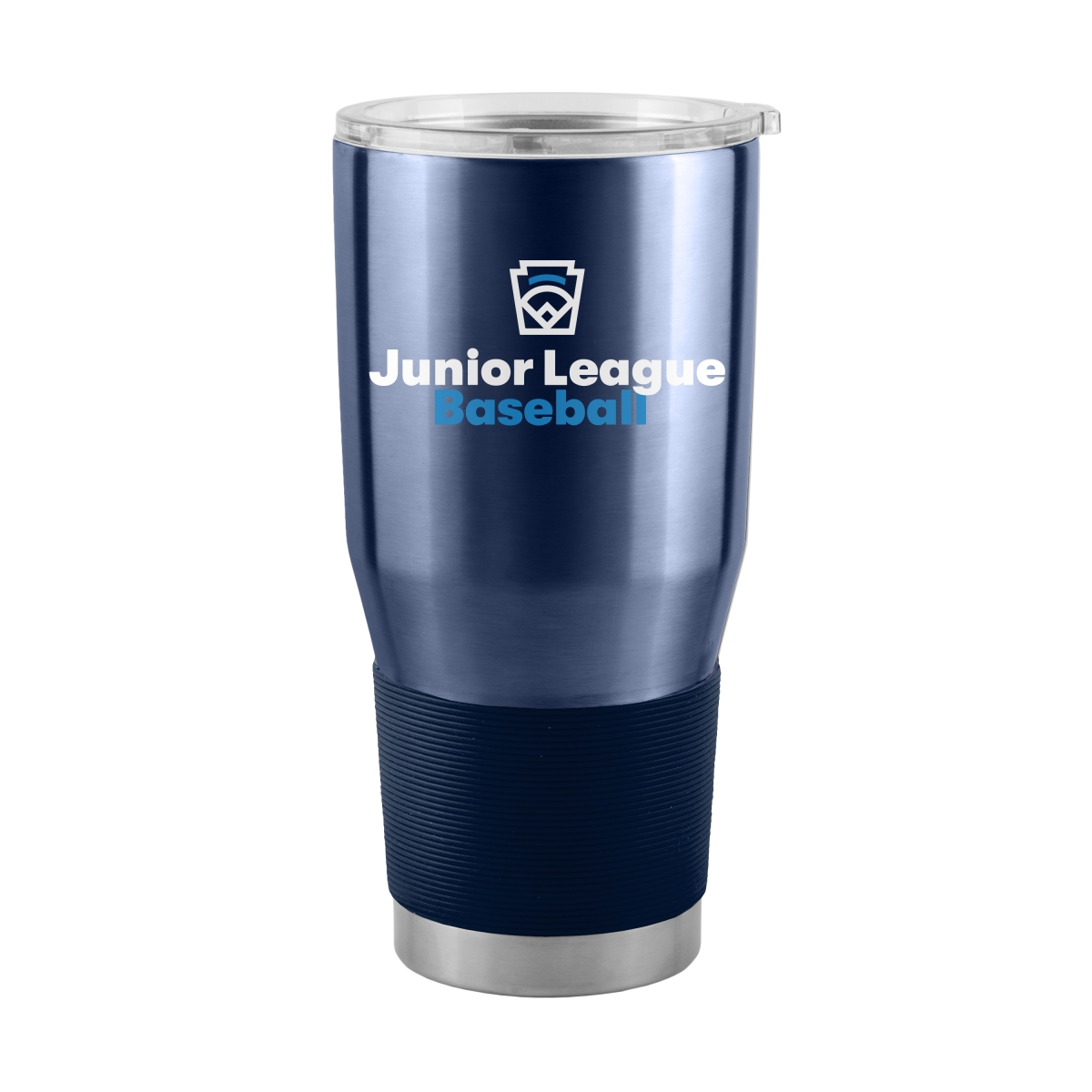 Picture of Logo Brands C1931J-S30T-NVY 30 oz Junior League Baseball World Series Navy Stainless Steel Tumbler