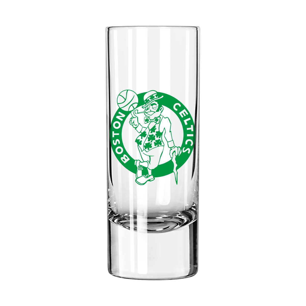 702-G2.5S-1 Boston Celtics 2.5 oz Gameday Shooter Glass