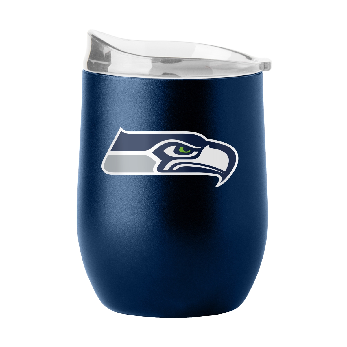 628-S16PB-34 Seattle Seahawks 16 oz Flipside Powder Coat Curved Beverage