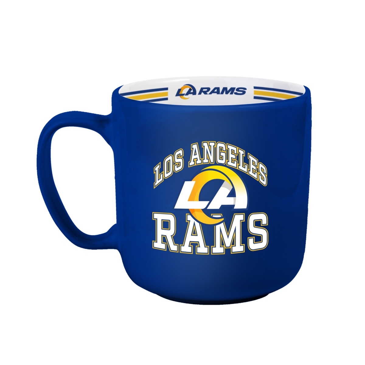 Picture of Logo Brands 629-C15SM LA Rams 15 oz Stripe Mug