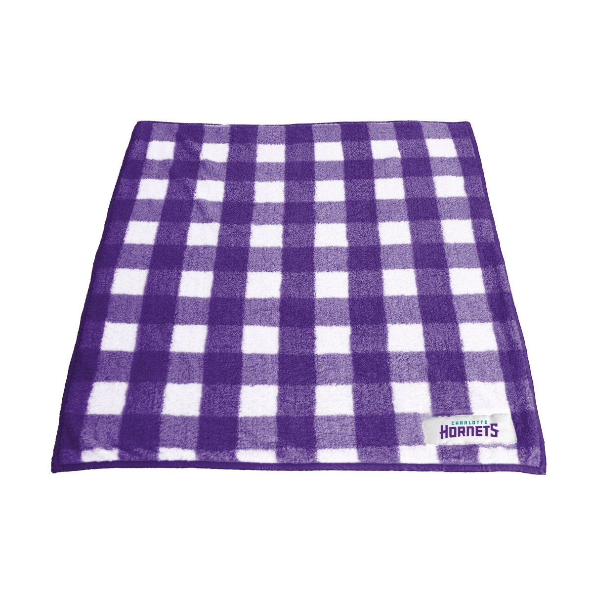 703-253 Charlotte Hornets Buffalo Check Frosty Fleece