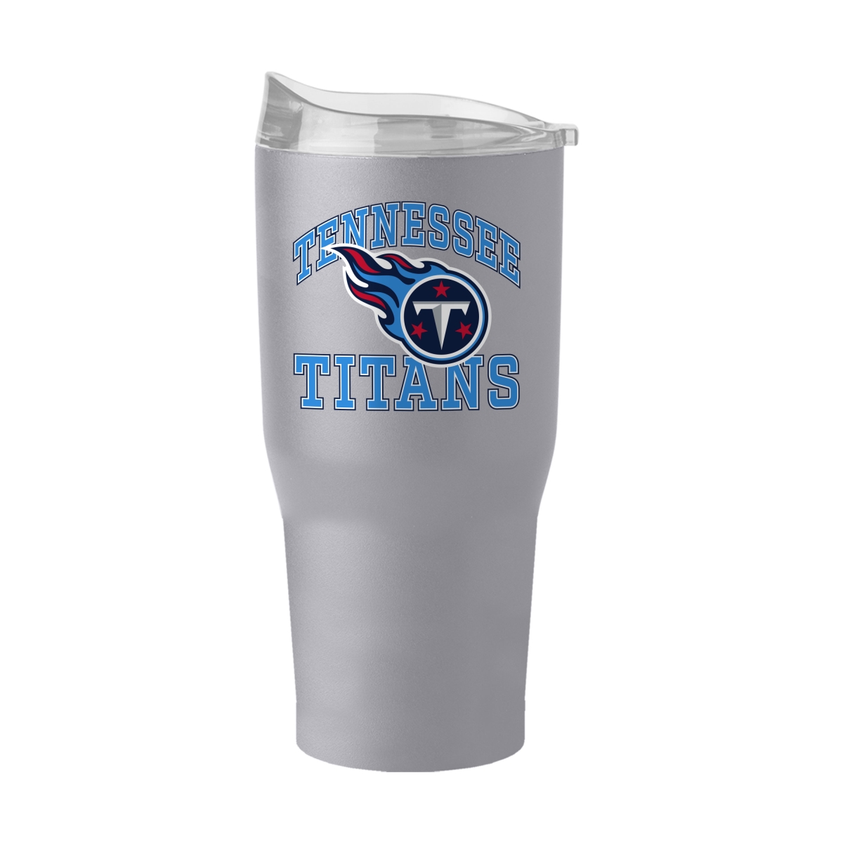 Picture of Logo Brands 631-S30PT-STN-42 Tennessee Titans 30 oz Athletic Powder Coat Tumbler