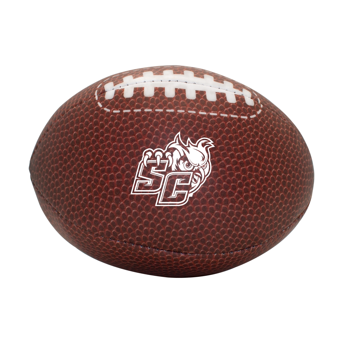 Picture of Logo Brands 796-93MCS-CB Southern Connecticut State Composite Brown Micro Soft Football