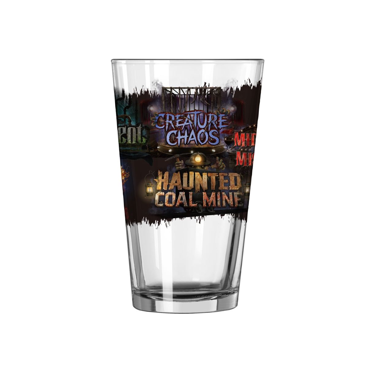 C4861-G16P-DN Hershey Park Dark Nights 16 oz Pint Glass