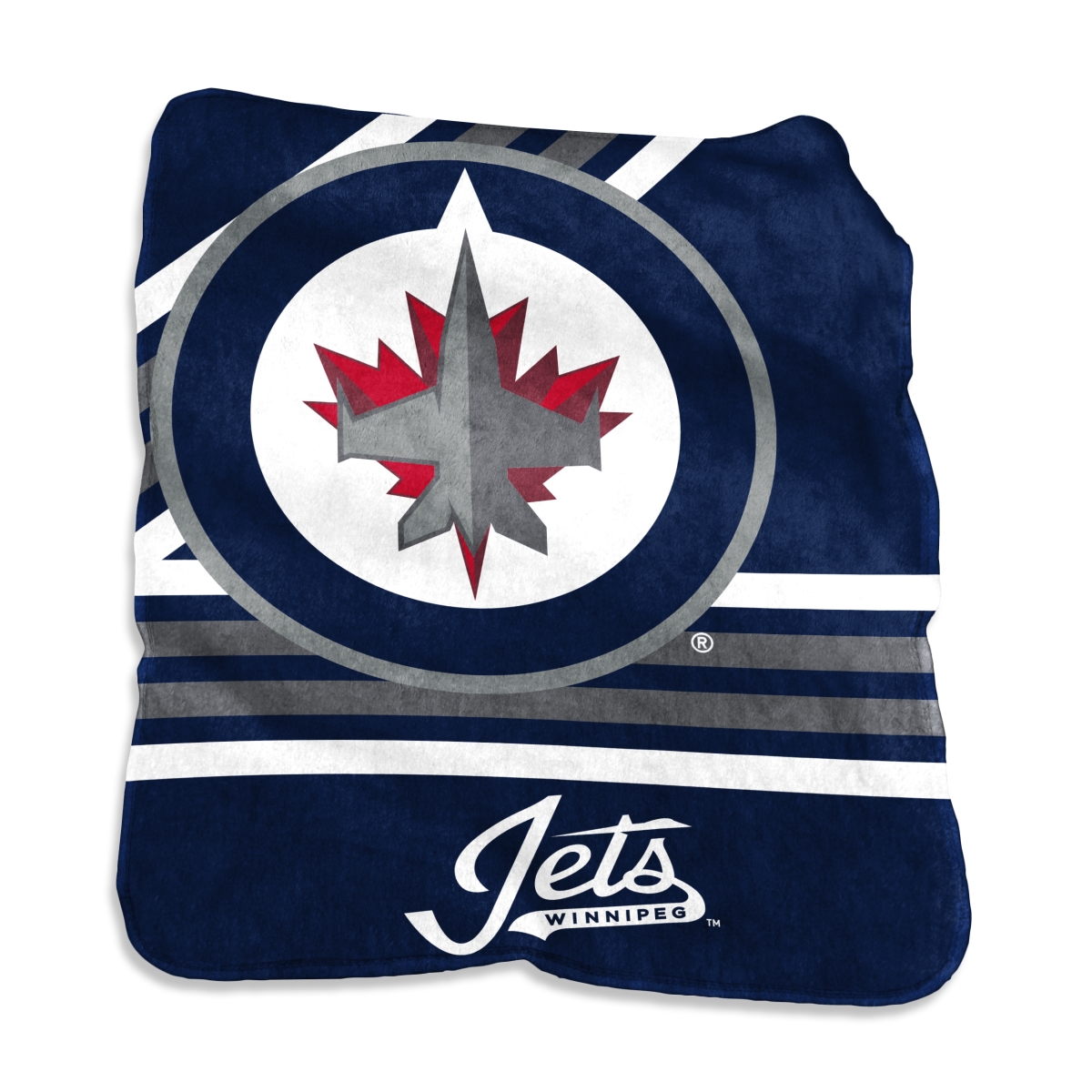 Picture of Logo Brands 802-26C Winnipeg Jets Raschel Throw