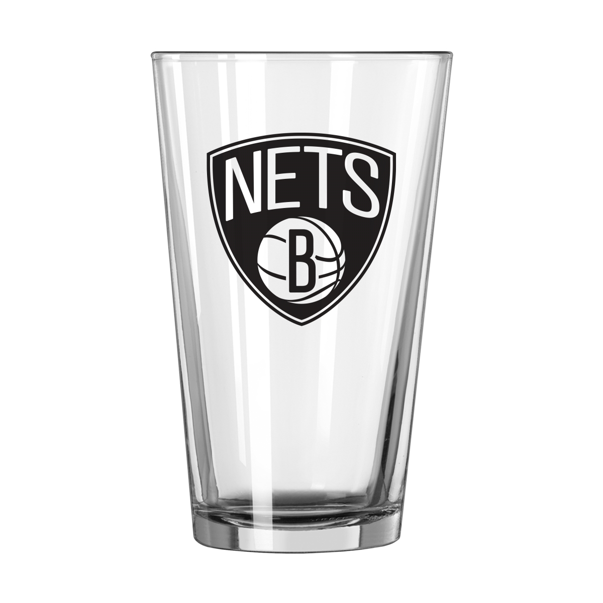 718-G16P-1 Brooklyn Nets 16 oz Gameday Pint Glass