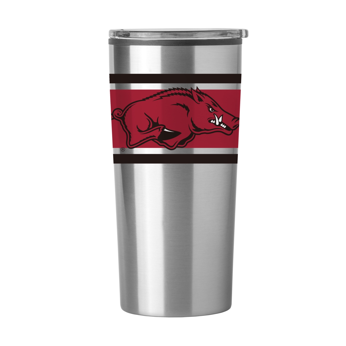 Picture of Logo Brands 108-SP20T-16 Arkansas Stripe 20 oz Fusion Tumbler