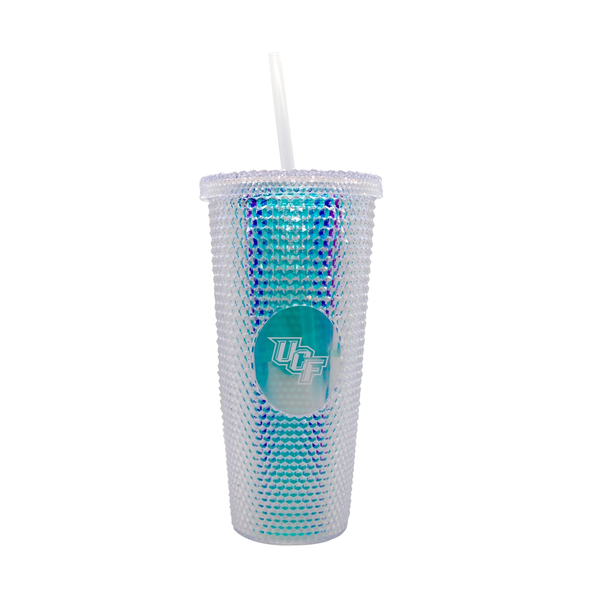 Picture of Logo Brands 118-P24IST Central Florida 24 oz Iridescent Studded Tumbler