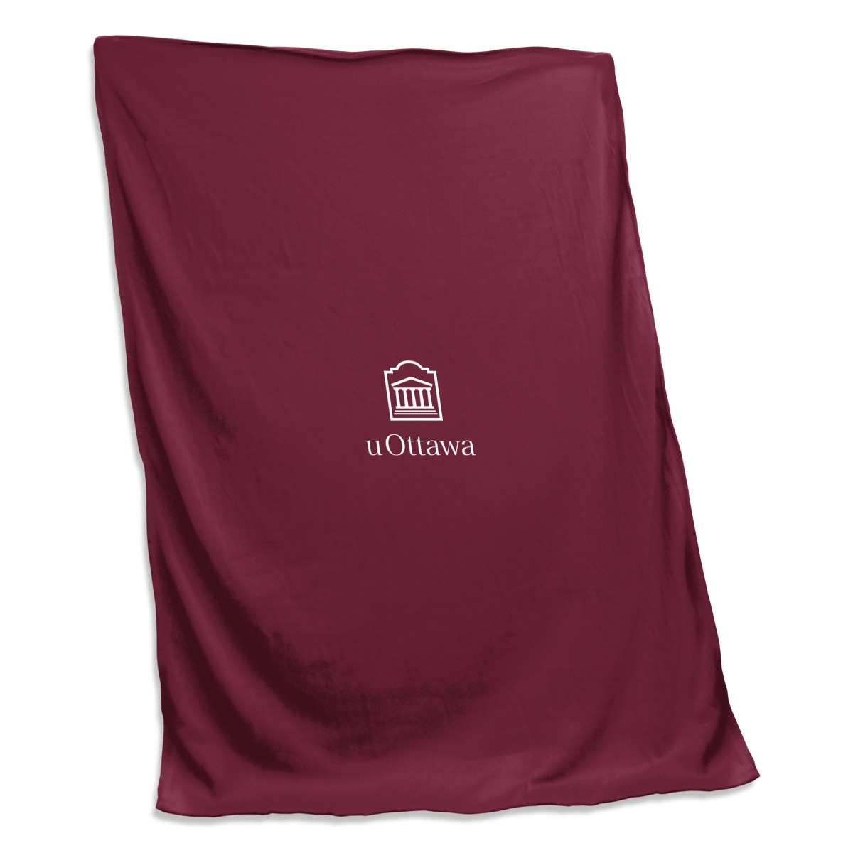 Picture of Logo Brands C5070-74S Ottawa Canada Screened Sweatshirt Blanket