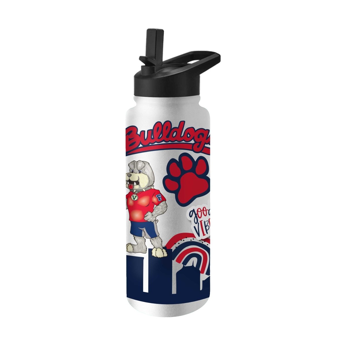 Picture of Logo Brands 140-S34QB-63 Fresno State 34 oz Native Quencher Bottle