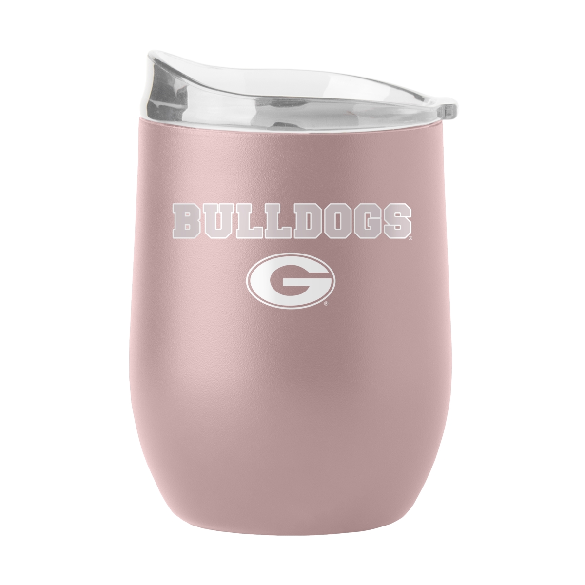142-S16PB-DSK-48 Georgia 16 oz Stencil Powder Coat Curved Beverage