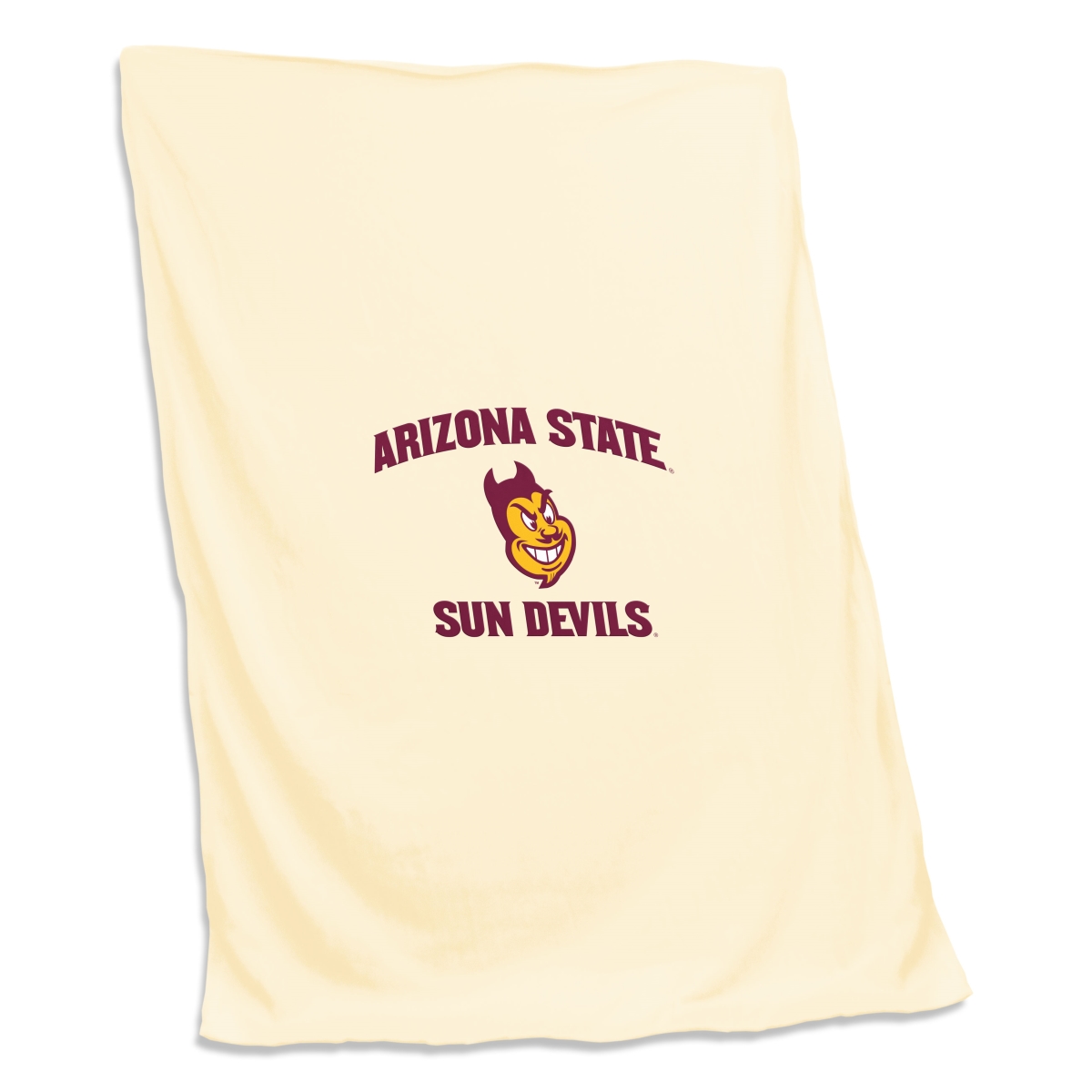 107-74S-O7 AZ State Screened Sweatshirt Blanket