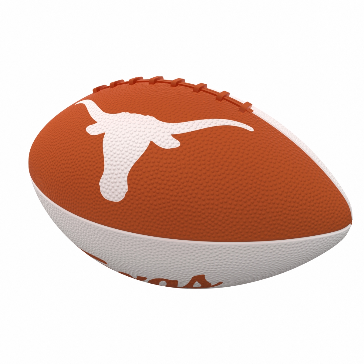Texas Pinwheel Logo Junior Size Rubber Football