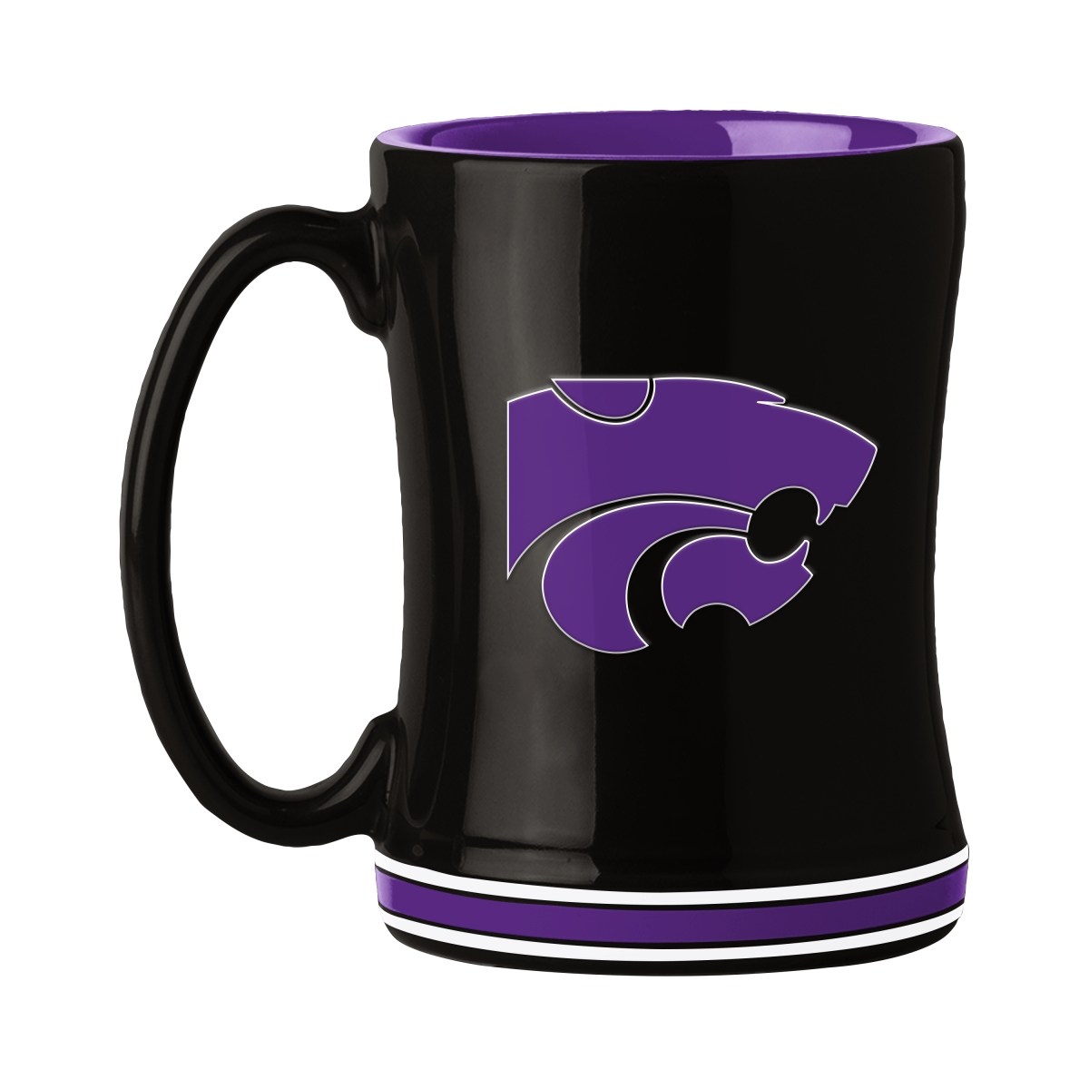 158-C14RM Kansas State 14 oz Relief Mug