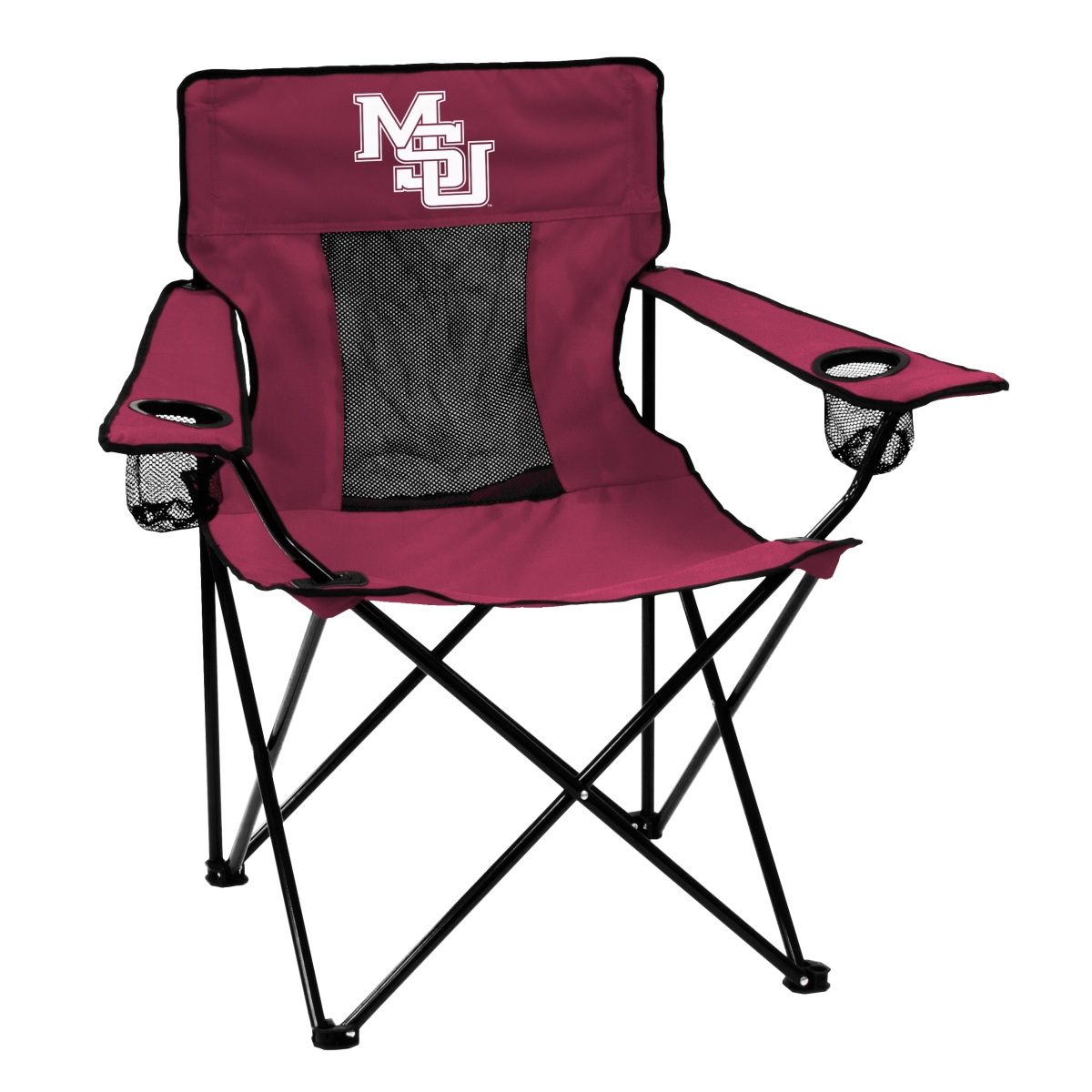 177V-12E-MS Mississippi State Elite Interlocking MS Chair