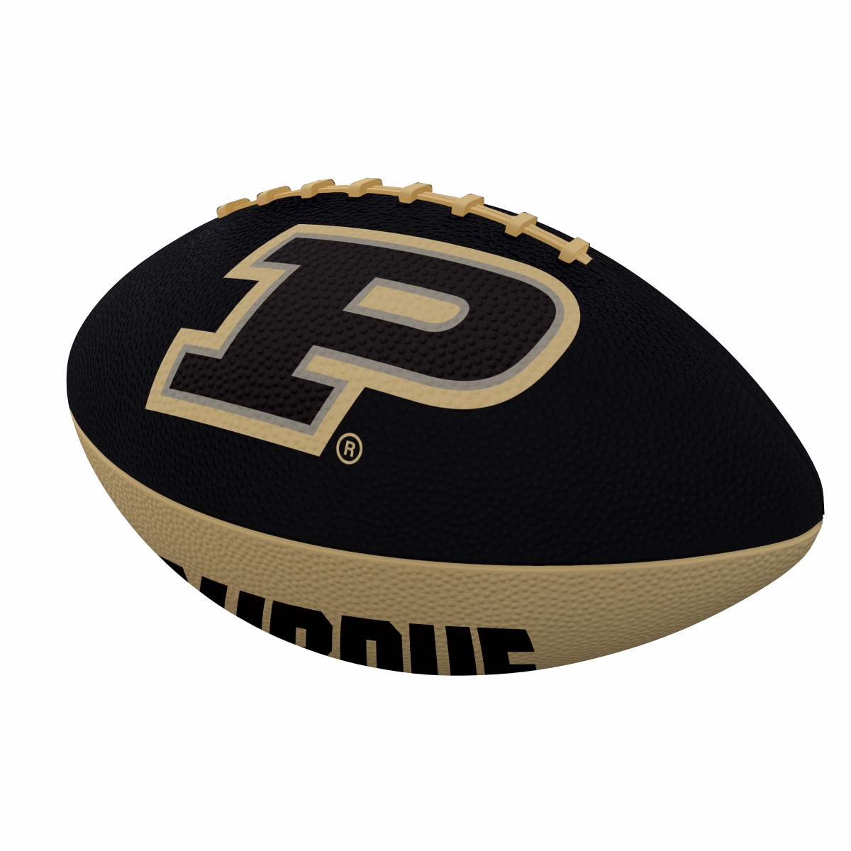 201-93JR-2 Purdue Pinwheel Junior Size Rubber Football