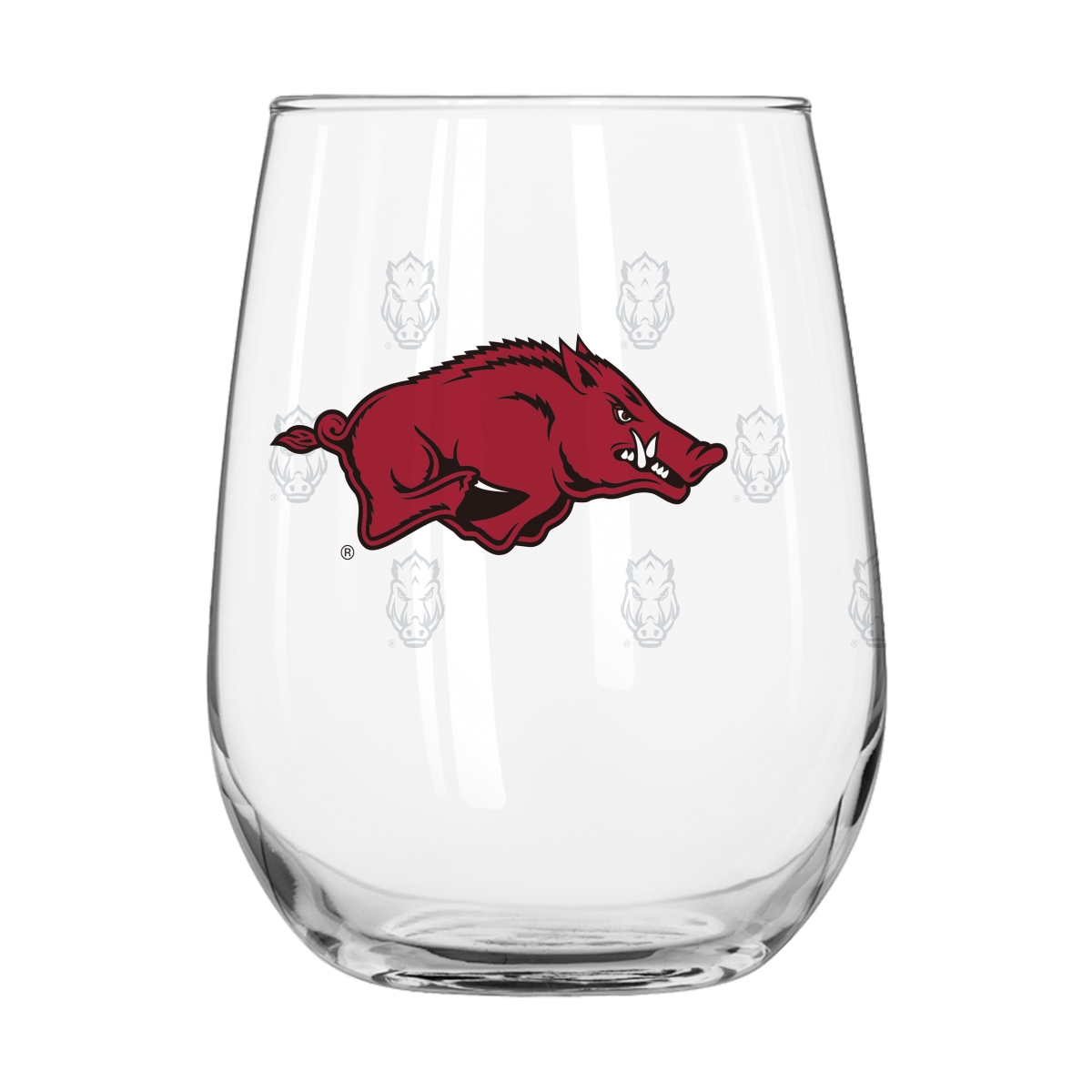 108-G16CB-10 Arkansas 16 oz Satin Etched Curved Beverage Glass