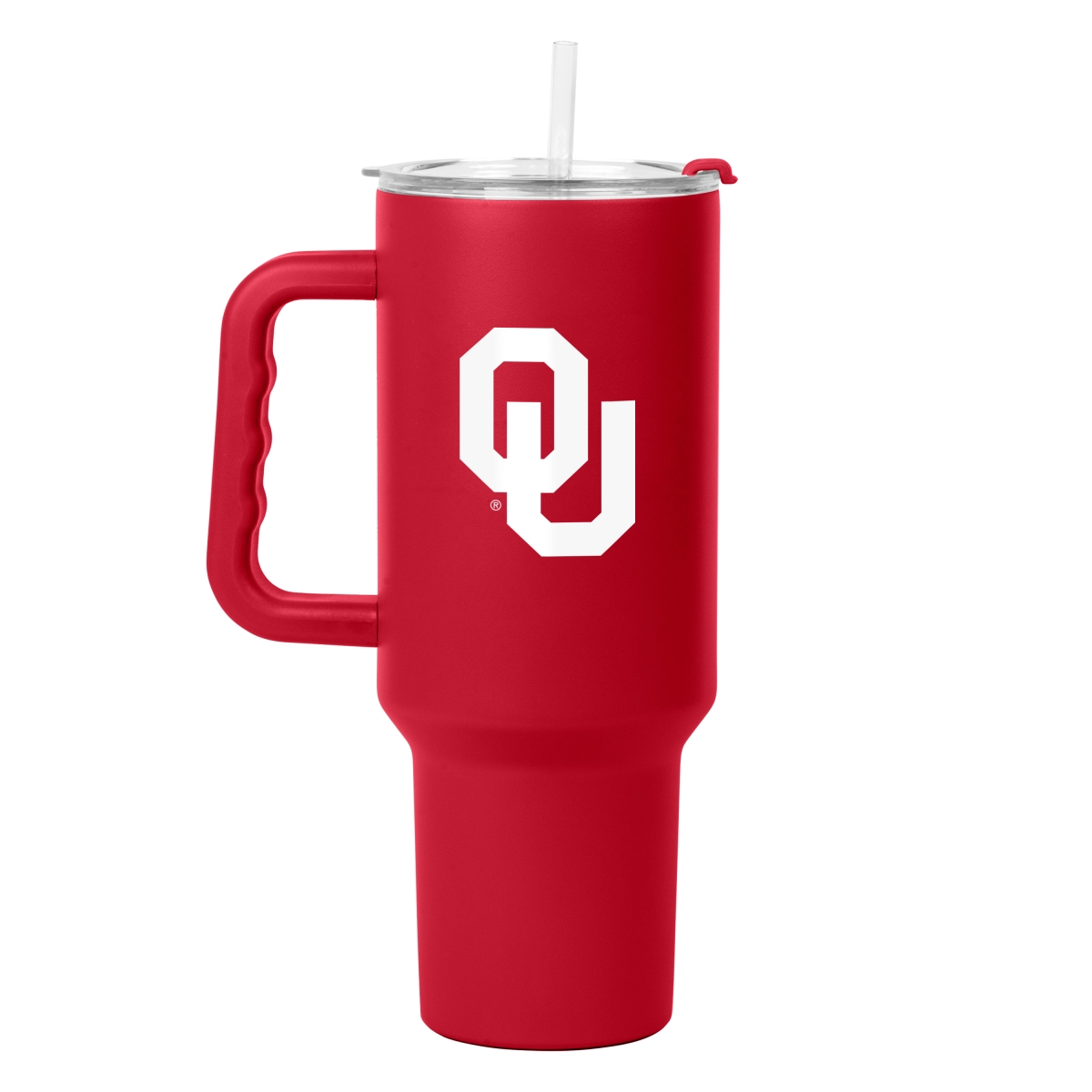 192-S40PTC-34 Oklahoma 40 oz Flipside Powder Coat Tumbler