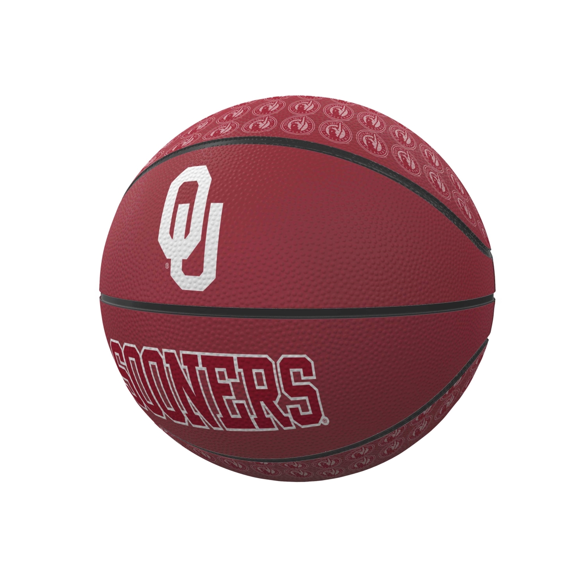 192-91MR-1 Oklahoma One Color Repeating Mini-Size Rubber Basketball