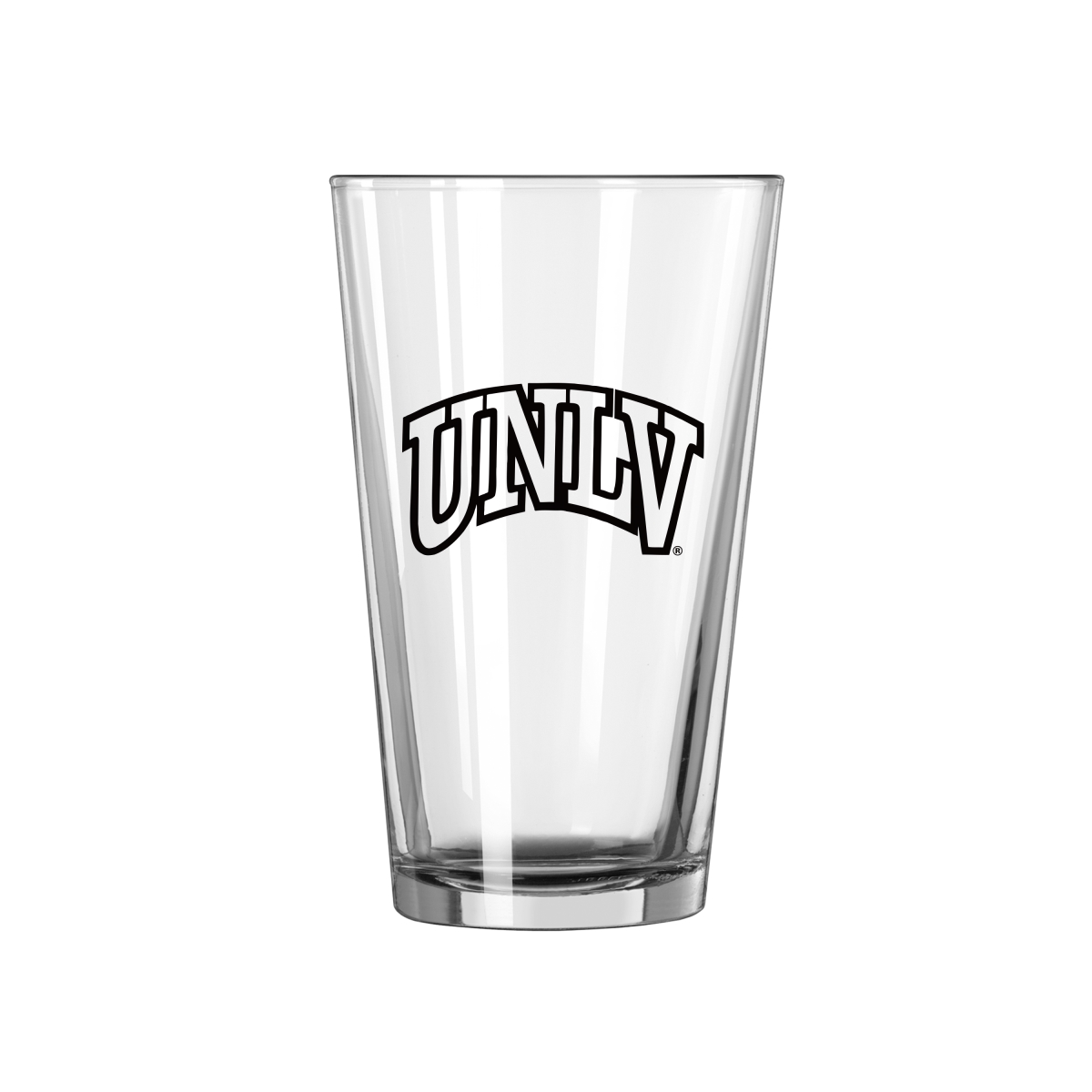 228-G16P-1 UNLV 16 oz Gameday Pint Glass