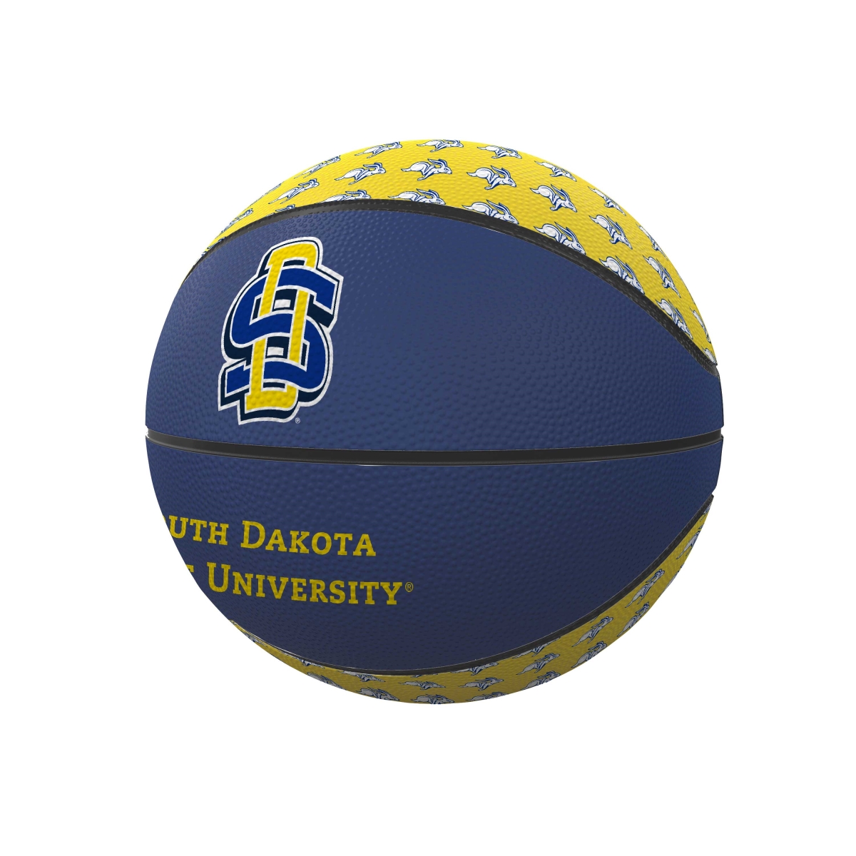 291-91MR-1 South Dakota State Mini Size Rubber Basketball