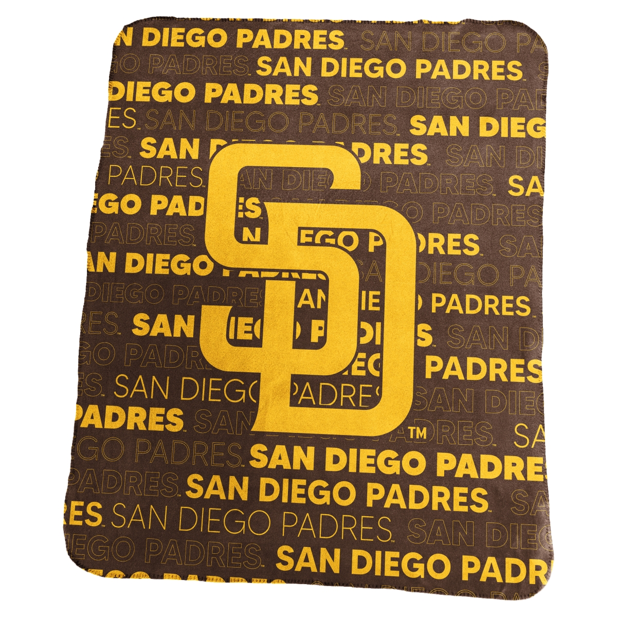 524-23C SD Padres Classic Fleece Throw