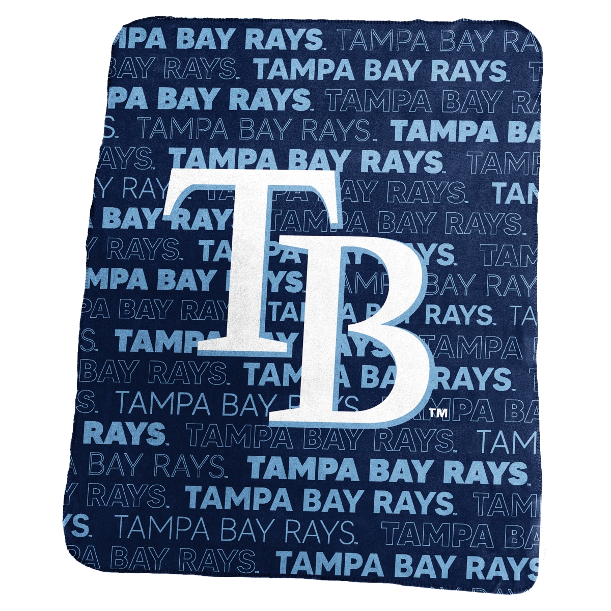 Picture of Logo Brands 528-23C TB Rays Classic Fleece Throw