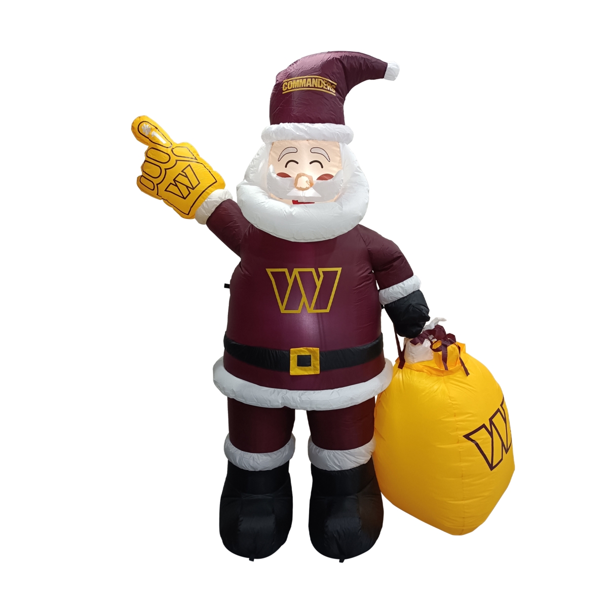 632-100-S Washington Commanders Inflatable Santa