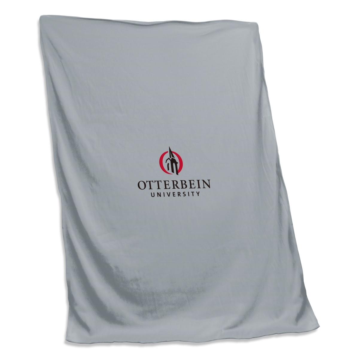 Picture of Logo Brands 862-74S-G1 Otterbein University Screened Sweatshirt Blanket