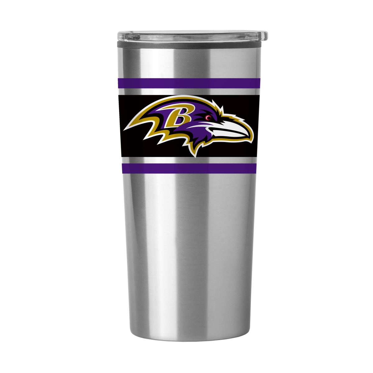 603-SP20T-16 Baltimore Ravens Stripe 20 oz Fusion Tumbler
