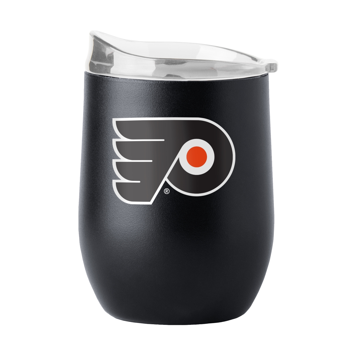 Picture of Logo Brands 822-S16PB-1 Philadelphia Flyers 16 oz Gameday Powder Coat Curved Bev