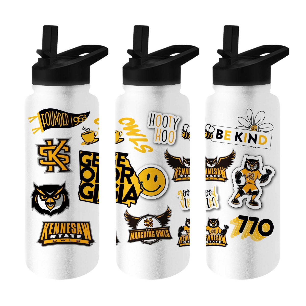 577-S34QB-63 Kennesaw State 34 oz Native Quencher Bottle