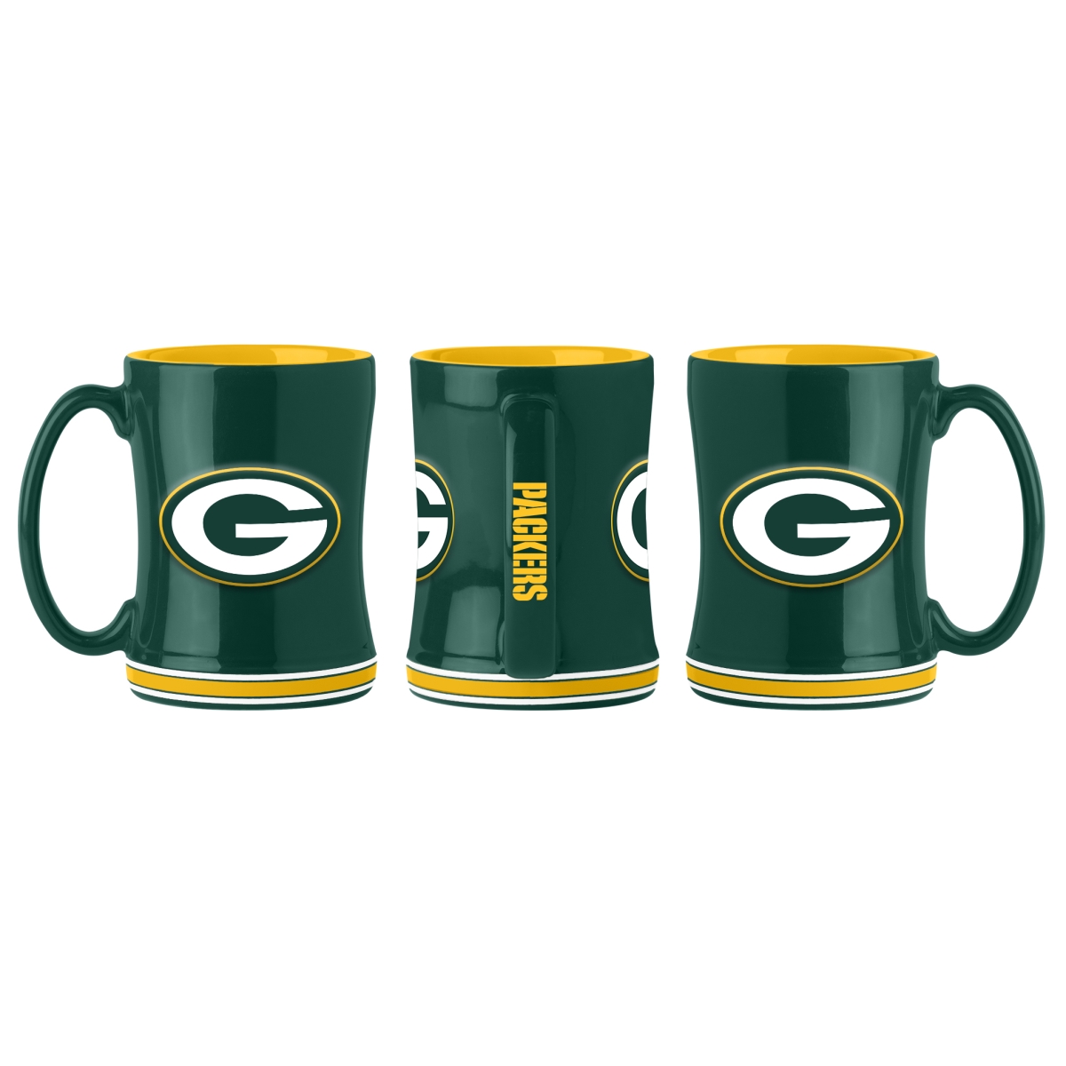 612-C14RM Green Bay Packers 14 oz Relief Mug