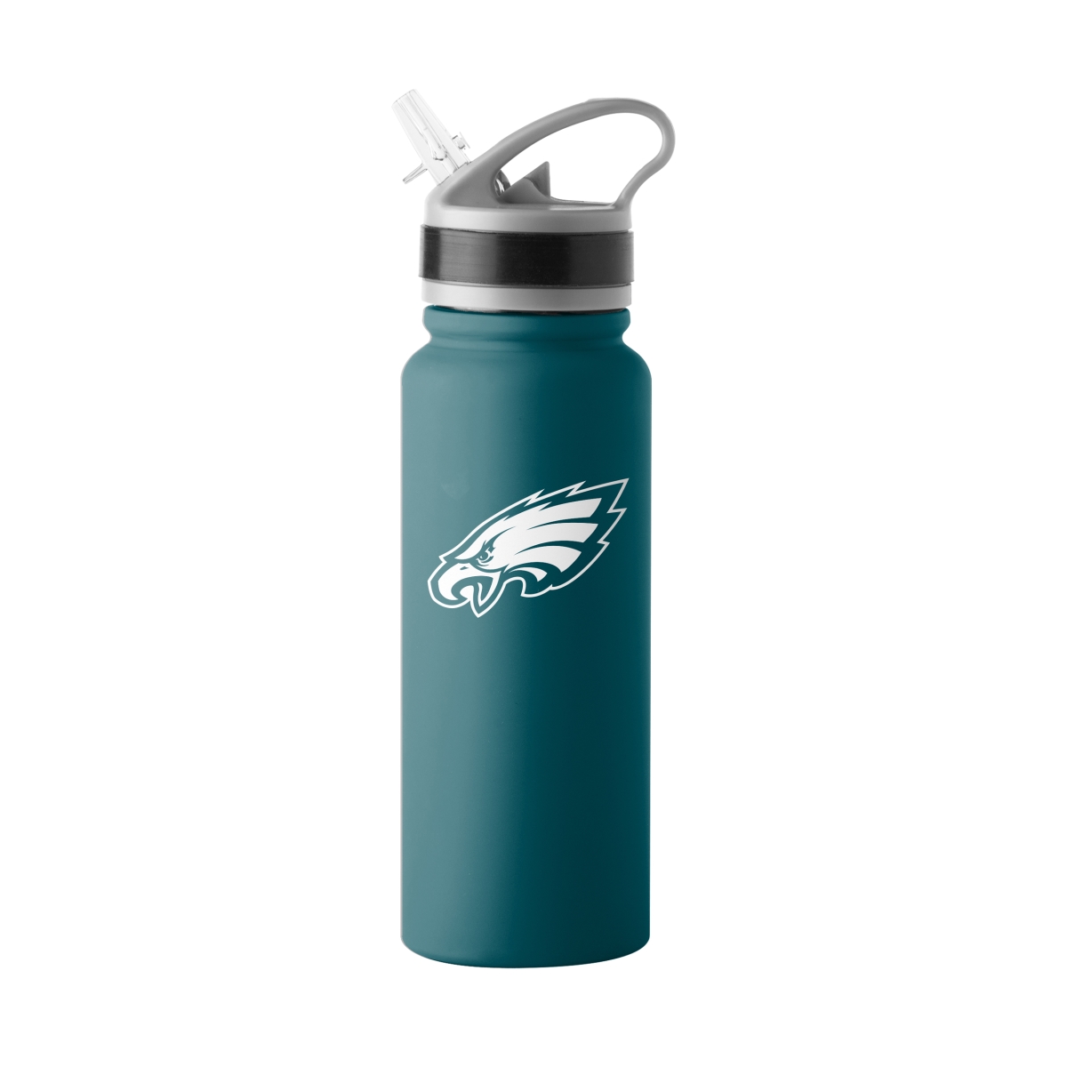 624-S25UFTB-8 Philadelphia Eagles Logo 25 oz Stainless Single Wall Flip Top Bottle