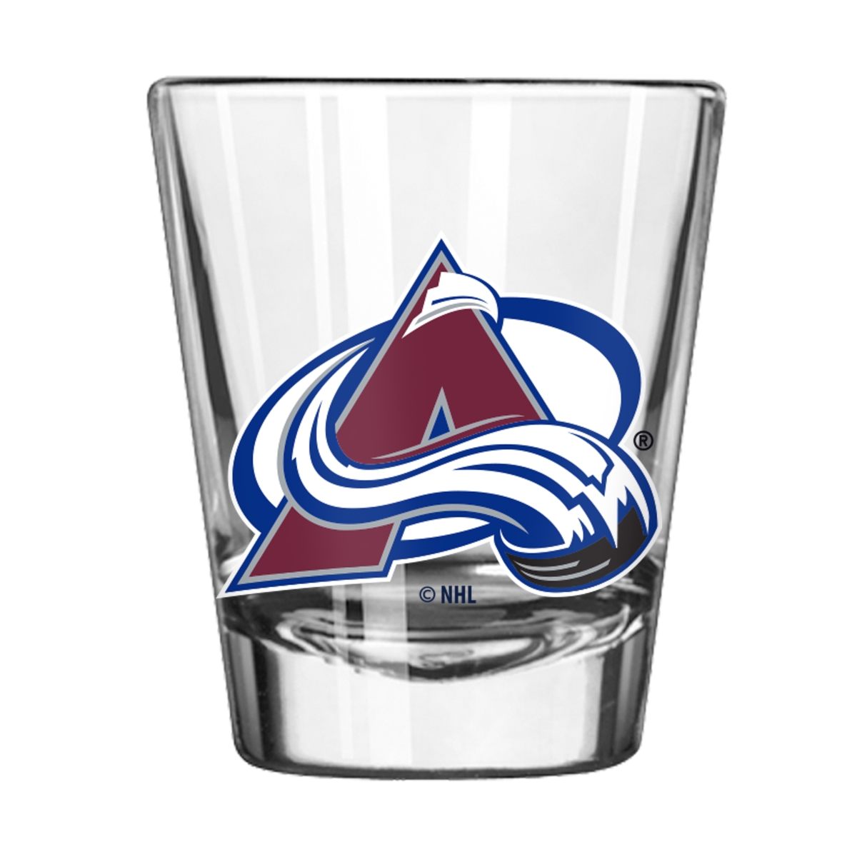 808-G2S-4 Colorado Avalanche 2 oz Overtime Shot Glass