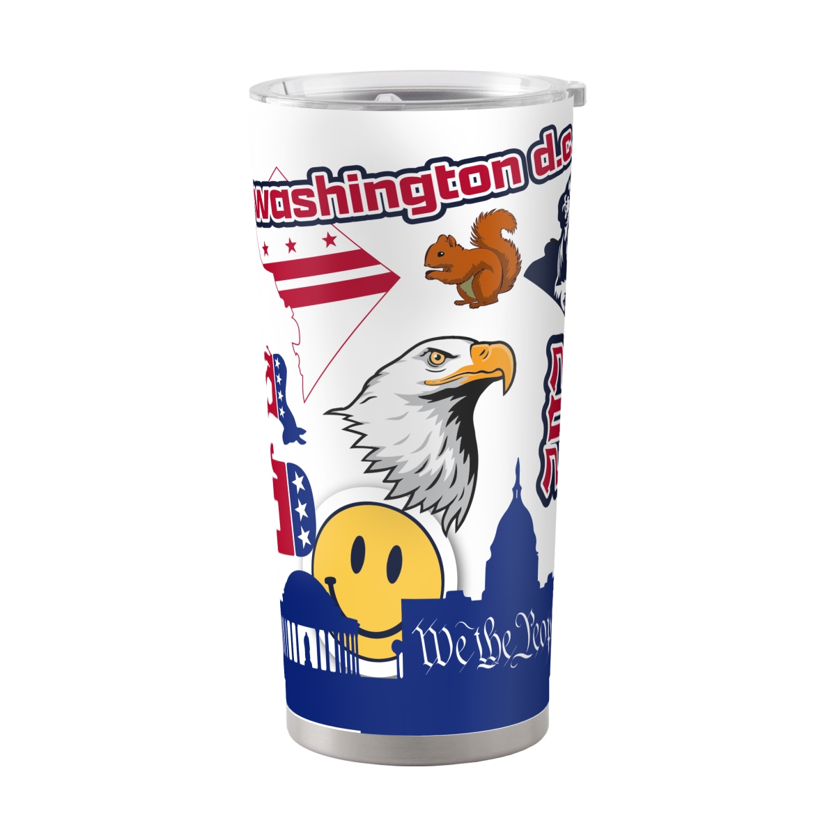 C4889-S20PT-63 Washington DC 20 oz Native Powder Coat Tumbler