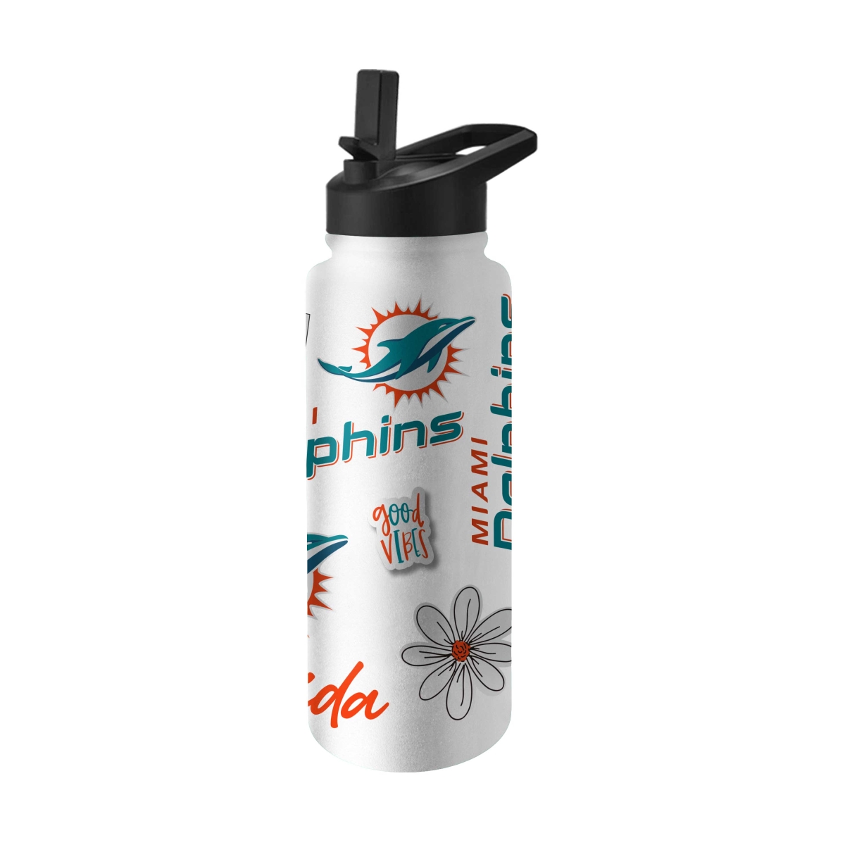 Miami Dolphins 34 oz Native Quencher Bottle