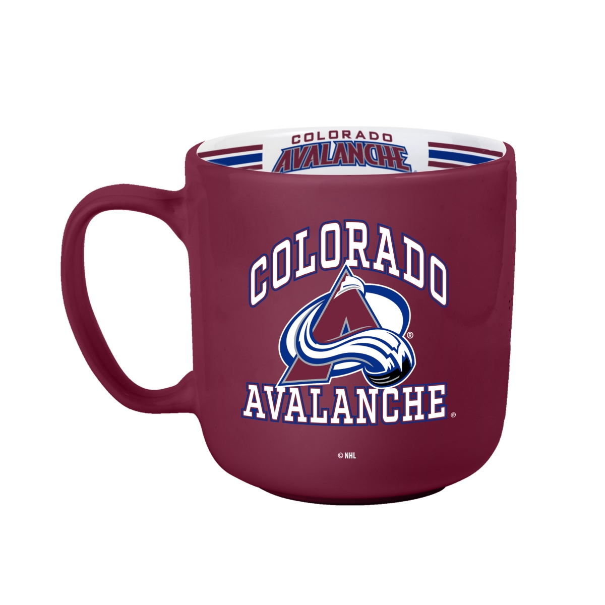 Picture of Logo Brands 808-C15SM 15 oz Colorado Avalanche Stripe Mug