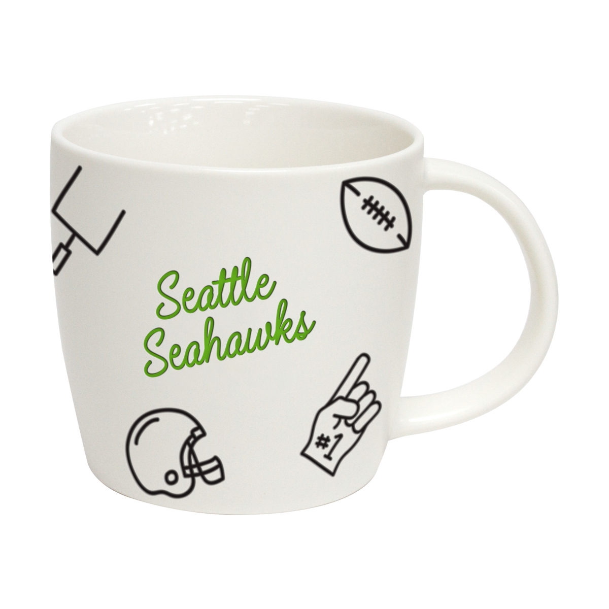 628-C18PM Seattle Seahawks 18 oz Playmaker Mug
