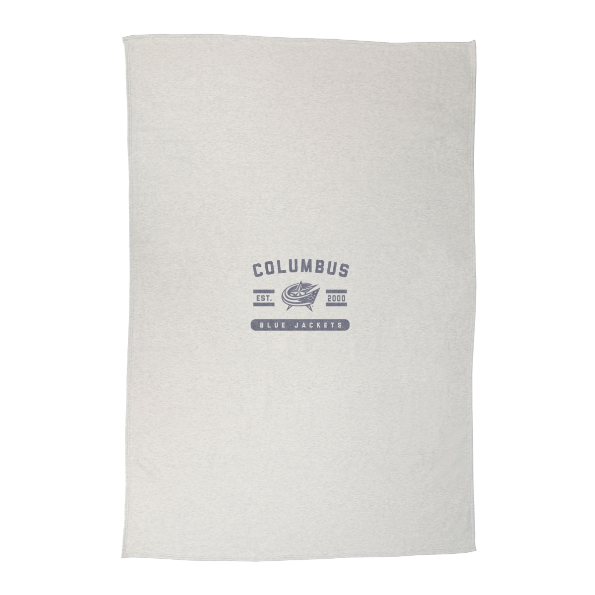 809-74DS Columbus Blue Jackets Sublimated Sweatshirt Blanket
