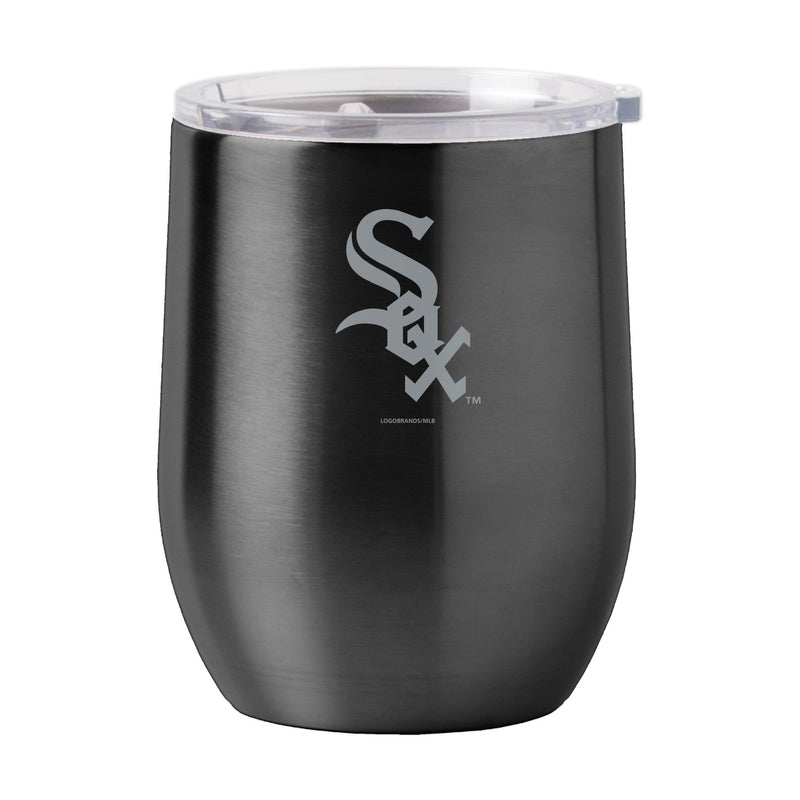 507-S16CB-1 16 oz MLB Chicago White Sox Stainless Curved Beverage -  Logo Chair