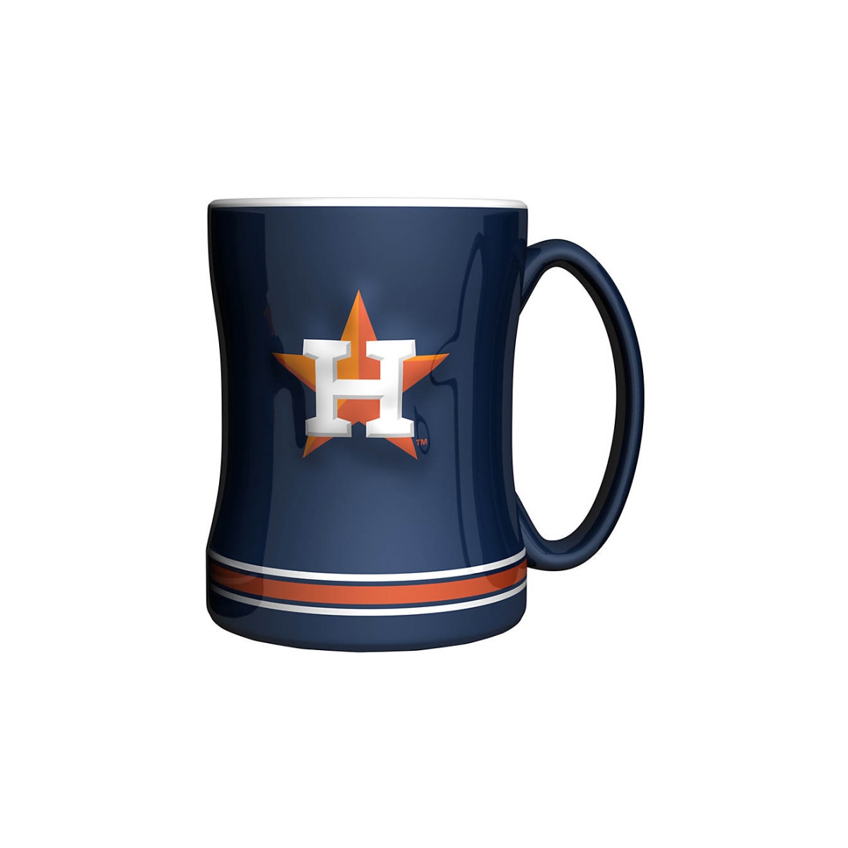 513-C14RM 14 oz MLB Houston Astros Relief Style Coffee Mug