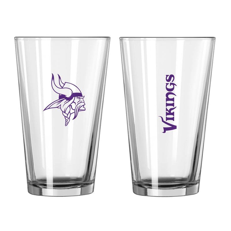 16 oz NFL Minnesota Vikings Gameday Pint Glass