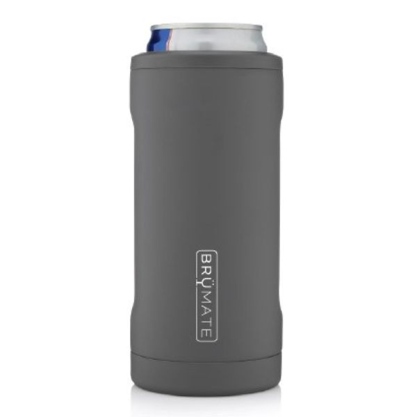 Picture of Logo Chair 001-782-GRY Plain Gray Slim Coozie