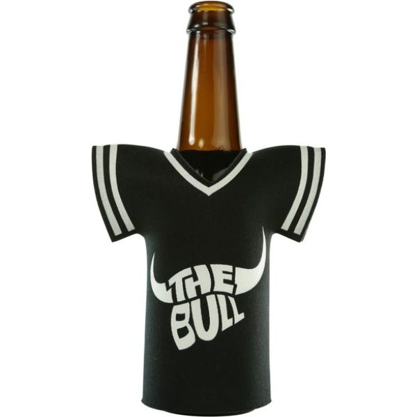 Picture of Logo Chair 001-791-BLK Plain Black Jersey Bottle Coozie