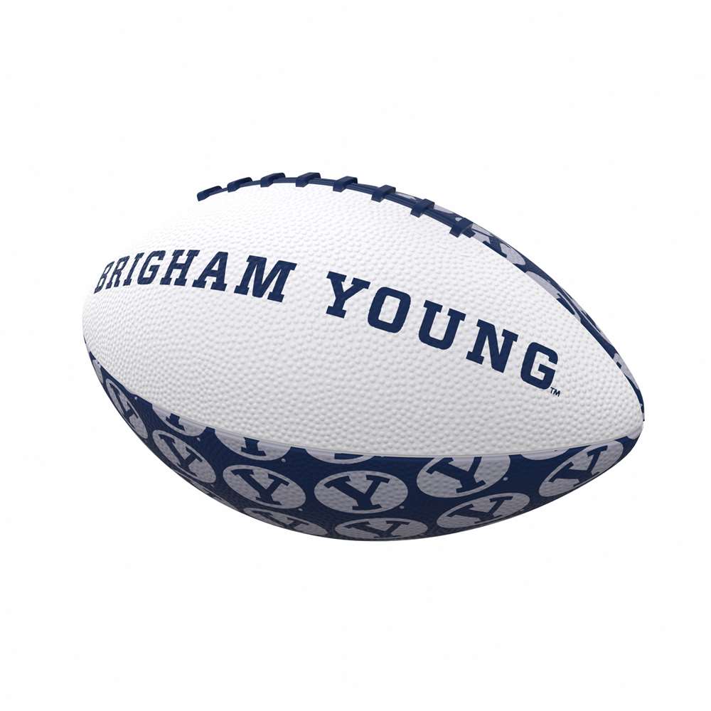 116-93MR-3 NCAA Brigham Young University Repeating Mini-Size Rubber Football