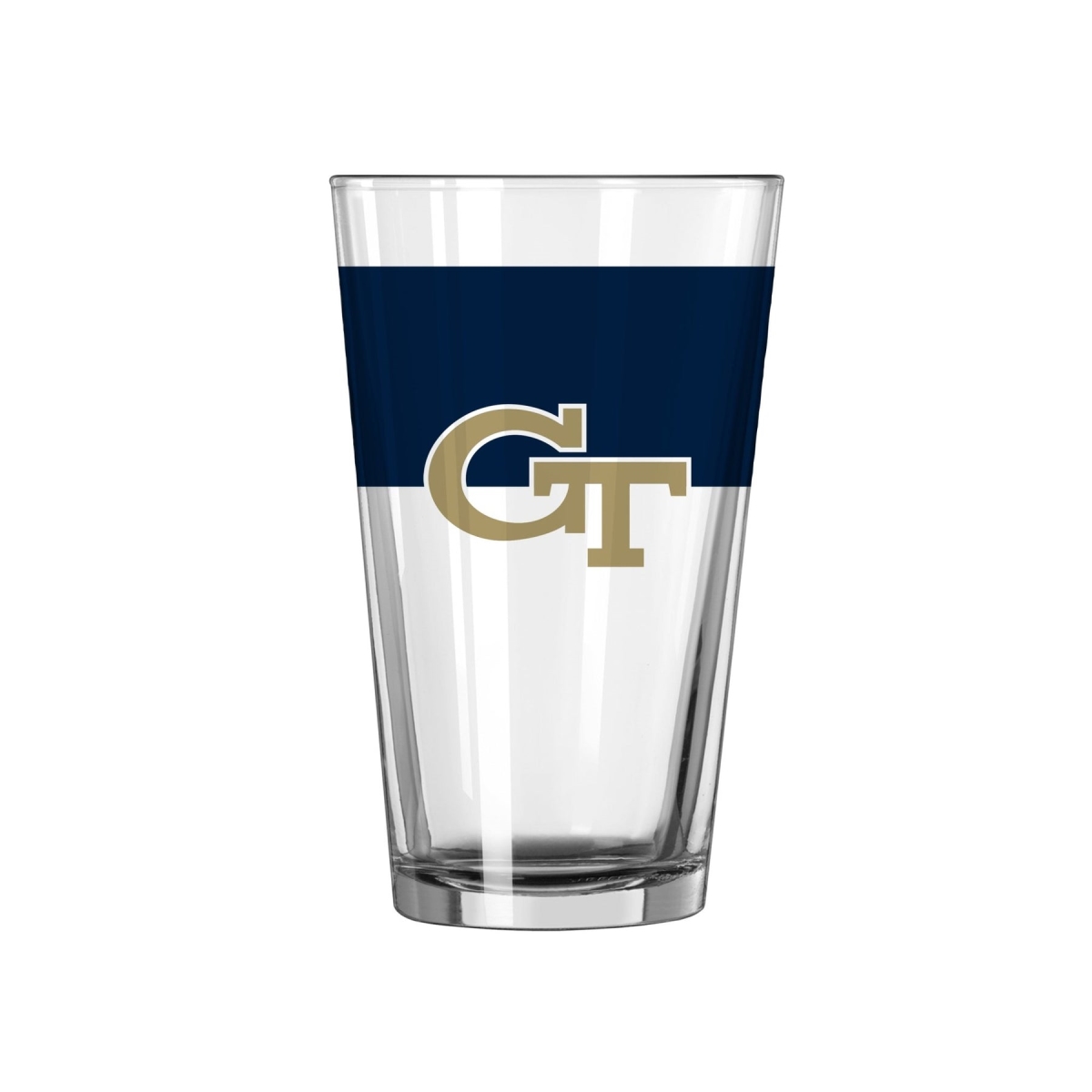 16 oz NCAA Georgia Tech Colorblock Pint Glass