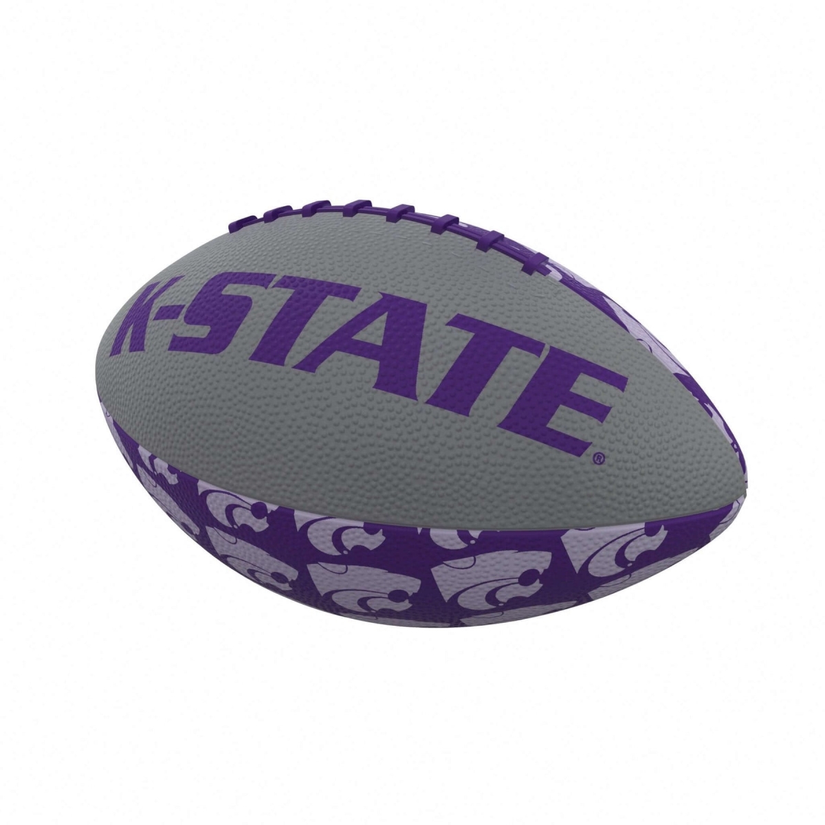 NCAA Kansas State University Repeating Mini-Size Rubber Football