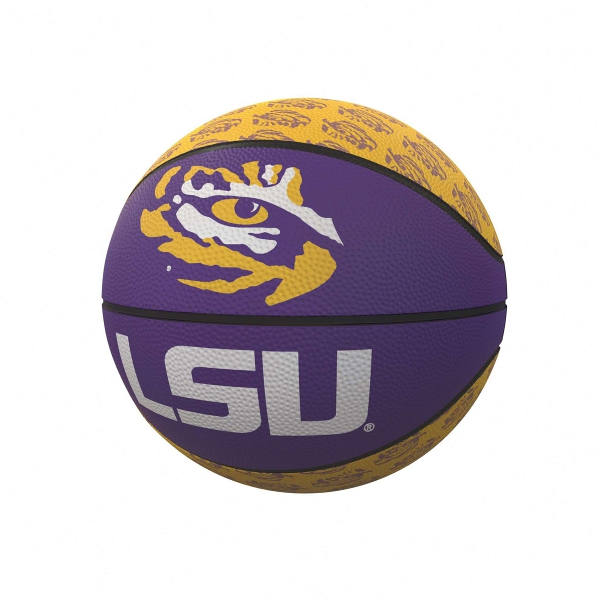 NCAA Louisiana State University Repeating Mini-Size Rubber Basketball