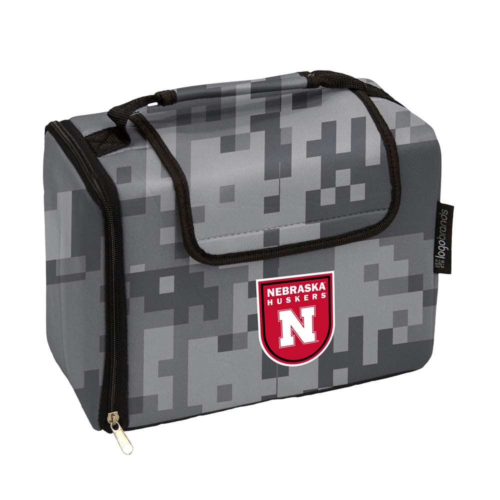 Picture of Logo Chair 182-77K12-GRY NCAA Nebraska Gray Kase Keeper Cooler